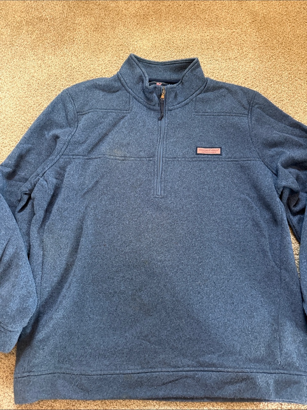 Vineyard Vines Men's Half-Zip Pullover - Navy Blue